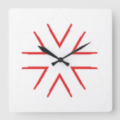 acrylwandklok vierkante klok (Voorkant)