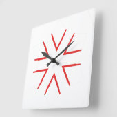 acrylwandklok vierkante klok (Hoek)