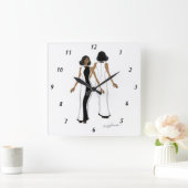 acrylwandklok vierkante klok (Huis)