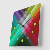 acrylwandklok vierkante klok (Hoek)