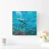 acrylwandklok vierkante klok (Huis)