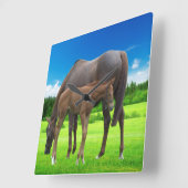 acrylwandklok vierkante klok (Hoek)