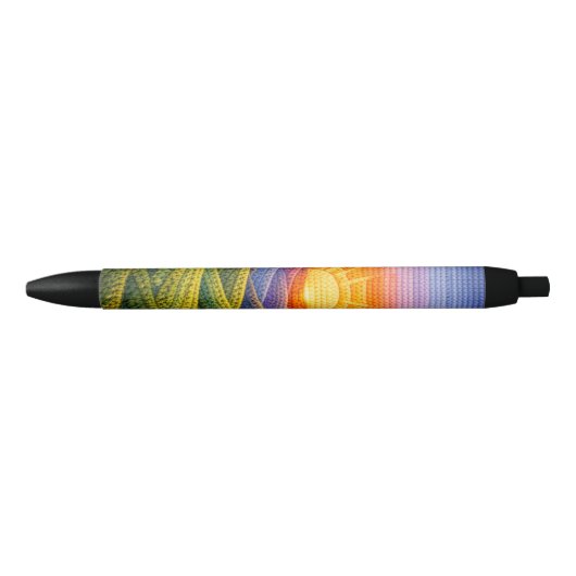 Acrylwol Zwarte Inkt Pen (Voorkant)