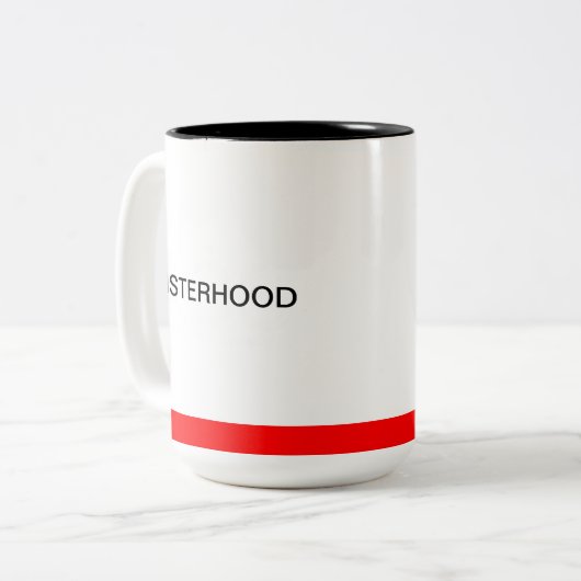 ACS Sisterhood Black/Red Mok (Voorkant links)