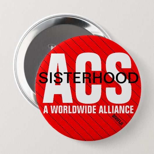 ACS Sisterhood Button 2 (Voorkant /achterkant)