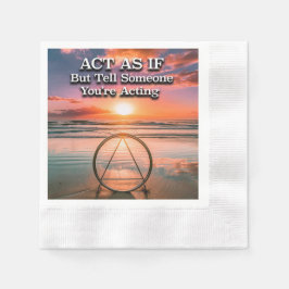 Act As If Recovery Slogan Sunrise Servet