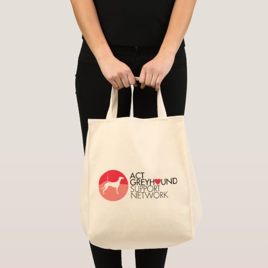 ACT Greyhound Support Network Logo Canvas tas (Voorkant (product))