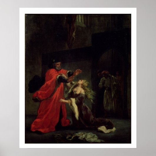 Act I, scène 3: Desdemona knielt op haar vaders Poster (Voorkant)