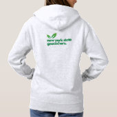 Act Natural New York State Geocachers (Customize!) Hoodie (Achterkant)
