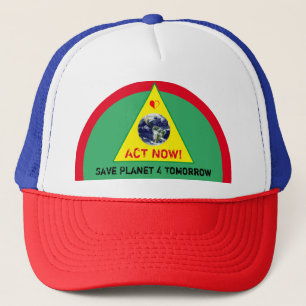 ACT NOW & Save Planet 4 Tomorrow - Climate (pet) Trucker Pet