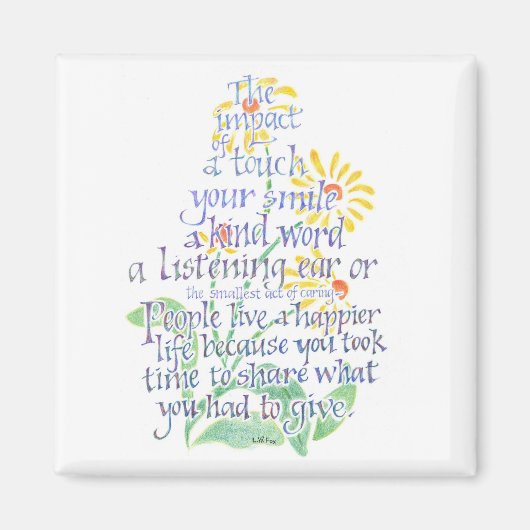 Act of Caring Magnet (Voorkant)