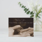 Act of Kindness Inspirerend Post Kaart (Staand voorkant)