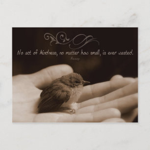 Act of Kindness Inspirerend Post Kaart