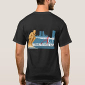 ACT Skyline Logo op donker T-shirt (Achterkant)