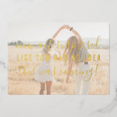 Act Surprised Be My Bridesmaid Grappig Folie Uitnodiging (Voorkant)