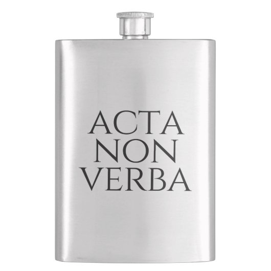 Acta Non Verba Flacon (Voorkant)