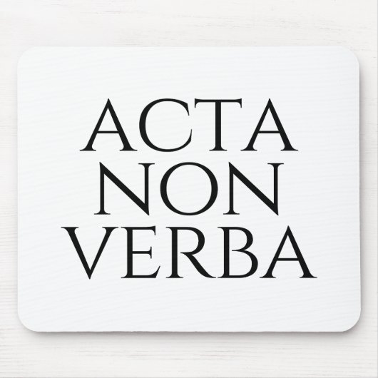 Acta Non Verba Muismat (Voorkant)