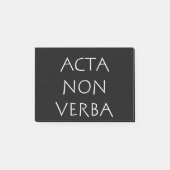 Acta non verba post-it® notes (Voorkant)