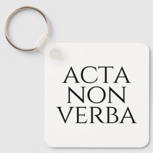 Acta Non Verba Sleutelhanger