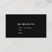 Acteerbare foto-Sjabloon hoofdfoto-speler Visitekaartje (Achterkant)