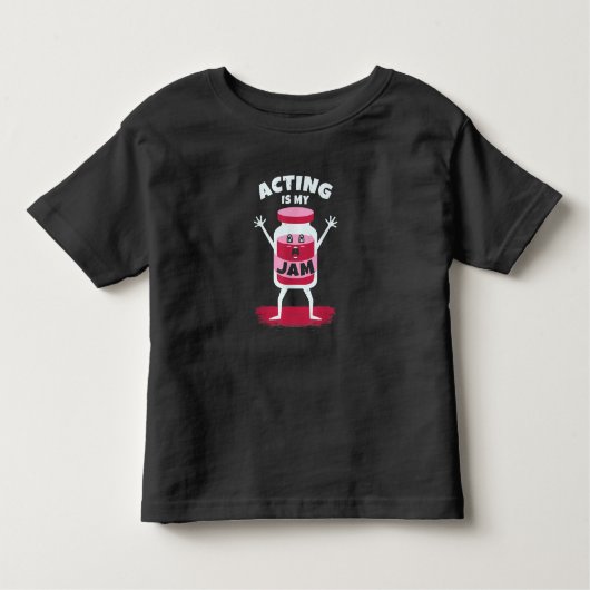 Acteren is mijn jamactor, actrice of acter-acteurs kinder shirts (Voorkant)