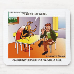 Acterende Tor Funny Cartoon T-shirts Cadeaus & Ver Muismat