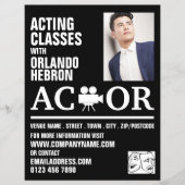 Acteur, Acteerlessies Reclame Flyer (Voorkant)