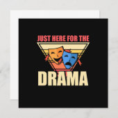 Acteur Alleen Hier Voor Het Drama Kaart (Voorkant / Achterkant)