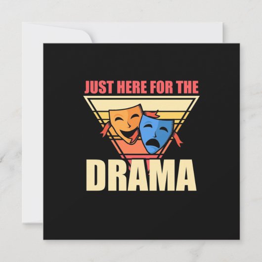 Acteur Alleen Hier Voor Het Drama Kaart (Voorkant)