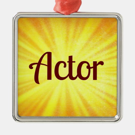 Acteur Christmas Ornament (Voorkant)