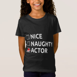 Acteur Grappige Xmas Pyjama Kerstcadeau T-shirt