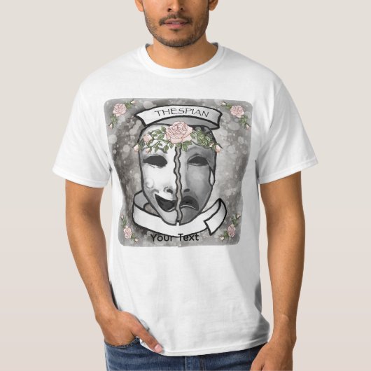 Acteur Halve Maskers T-shirt (Voorkant)