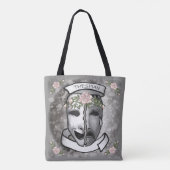 Acteur Halve Maskers Tote Bag (Achterkant)