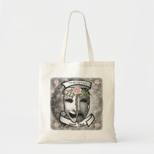Acteur Halve Maskers Tote Bag (Voorkant)