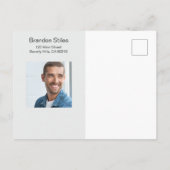 Acteur Headshot Foto Postkaart (Achterkant)