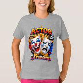 Acteur - Het Performer Girl's T-shirt (Voorkant)