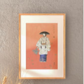 Acteur in het Noh-spel Hanagatami 1926 Poster