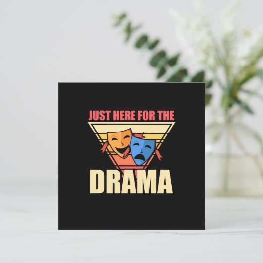 Acteur is hier alleen voor het drama kaart (Staand voorkant)