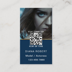 Acteur model danser foto trendy contemporary stout visitekaartje