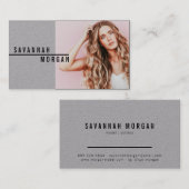 Acteur model danser foto trendy eigentijdse kraft visitekaartje (Voorkant / Achterkant)