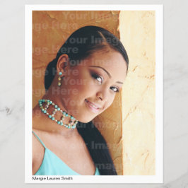 Acteur/Model Headshot Met Bijgevoegde CV Flyer