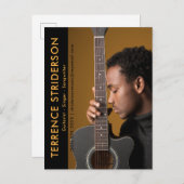 Acteur Model Muzikant Comp Zed Kaart Promotionele (Voorkant / Achterkant)