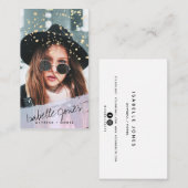 Acteur Model Singer Dancer Foto Visitekaartje (Voorkant / Achterkant)