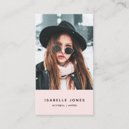 Acteur Model Singer Dancer Foto Visitekaartje