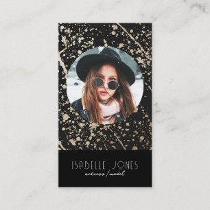 Acteur Model Zanger DJ Foto QR code Social Media Visitekaartje