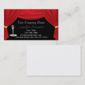 Acteur of zanger visitekaartje (Voorkant / Achterkant)