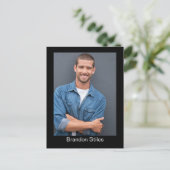 Acteur Talent Headshot Inzending Postkaart (Staand voorkant)
