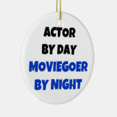 Acteur van Day MovieGamer by Night Keramisch Ornament (Rechts)