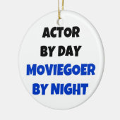 Acteur van Day MovieGamer by Night Keramisch Ornament (Links)