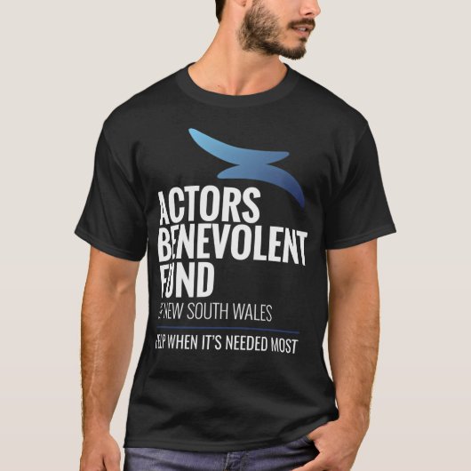 Acteurs Benevolent Fund of New Merchandise. T-shirt (Voorkant)